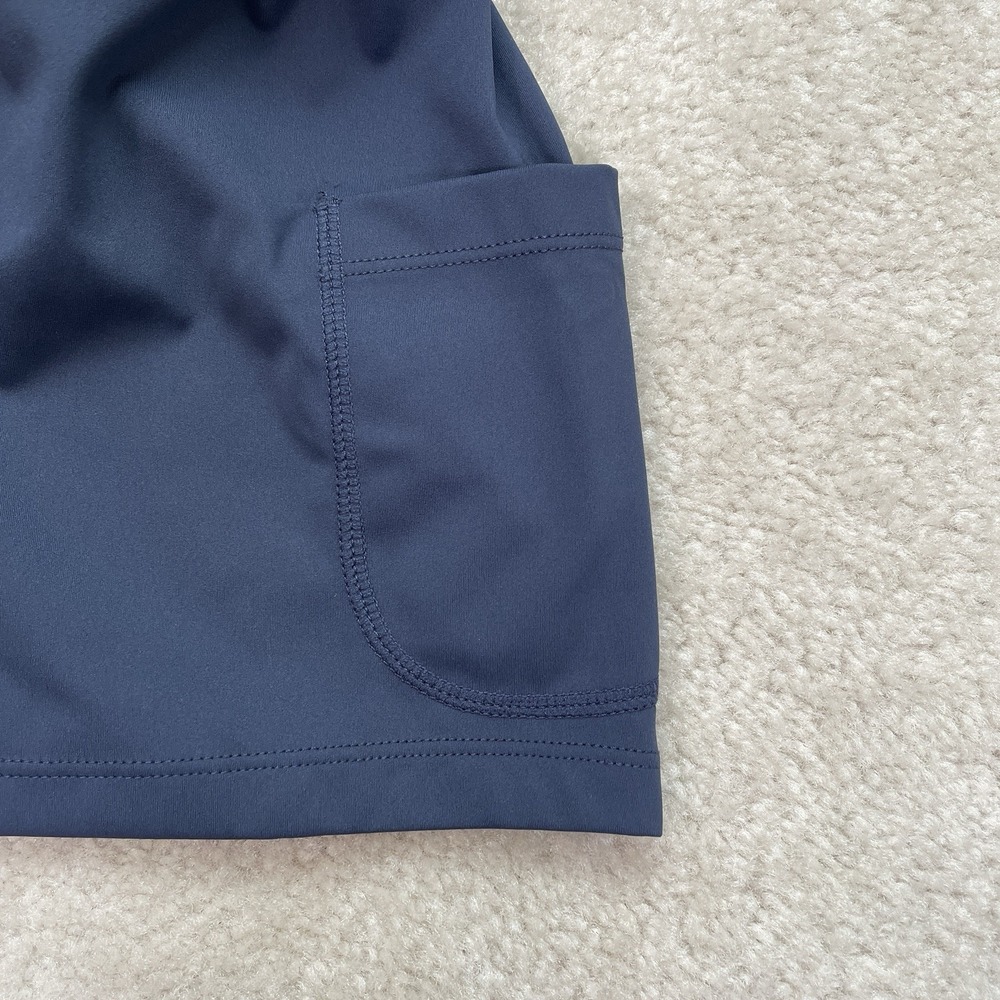 Halara Softlyzero Airy Shorts Womens Large Navy Super High Waisted 2-in-1 Yoga - Picture 6 of 13